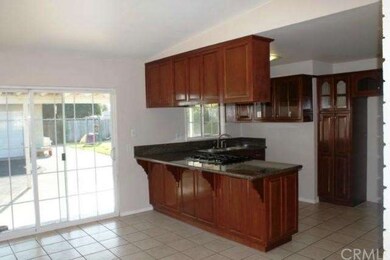 Kitchen and dining area overlooks back yard