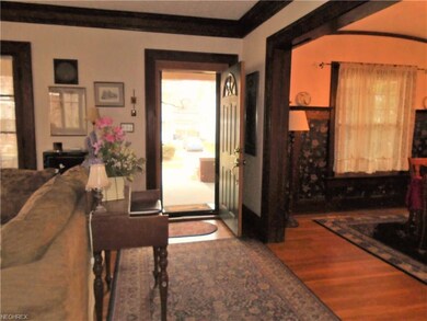 A grand entrance with 9ft ceilings, triple layered