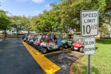 Golf cart parking!