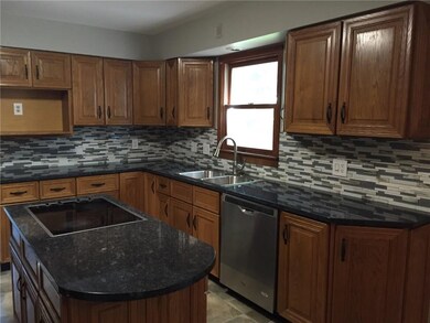 Newly installed backsplash