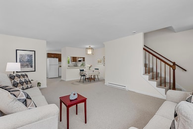 Living room and stairs