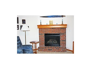 Family room with fireplace
