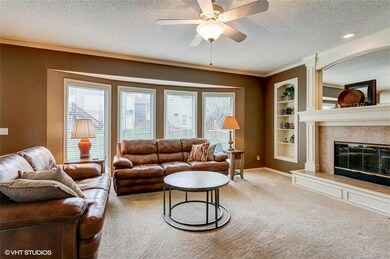 Bay window brightens and cheers the room