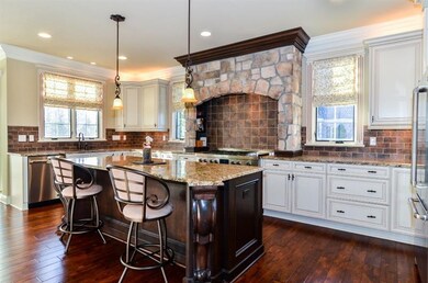This kitchen is a showplace! Custom details deligh