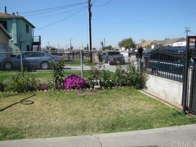 front yard ,left side