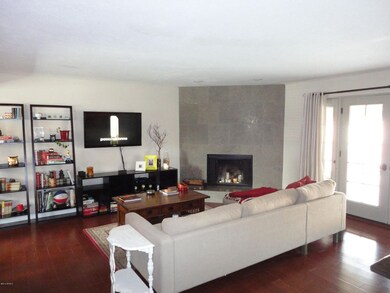 Family room with wood burning Fireplace