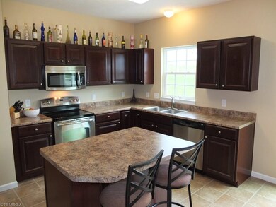 Plenty of cupboard and counter space.