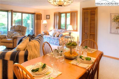 Open dining/living room for entertaining.