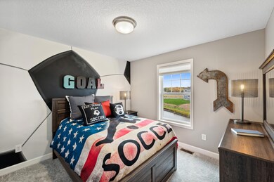 Picture of previously completed model home.