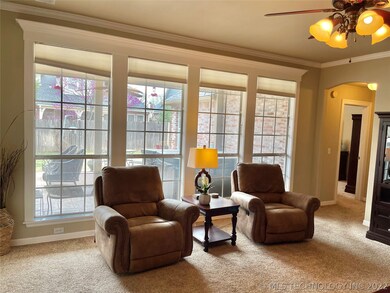Living Room with Wall of Windows