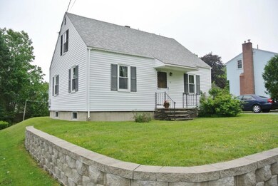 Front of the home. New stonewall.