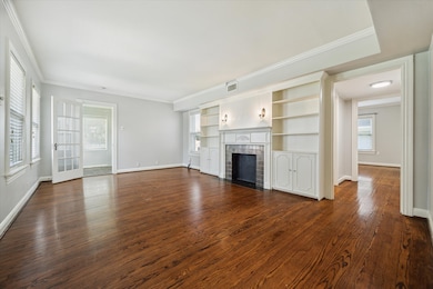 Living room is full of character from the antique
