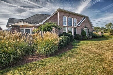 PRIVATE SIDE YARD WITH VIEWS OF THE ROLLING HILLS.