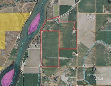 Map of property location with property parcel outlined