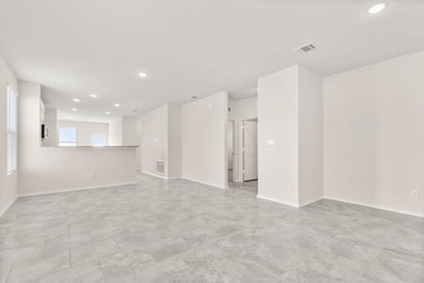 Natural light filters in this home