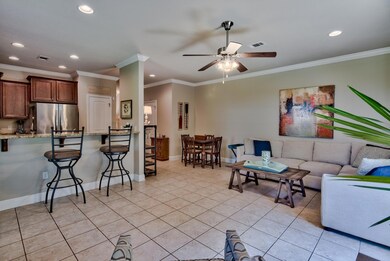 Living Area & Kitchen