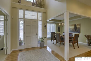 Walk in to a beautiful 2-story entry.