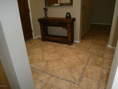 Entryway tile border design