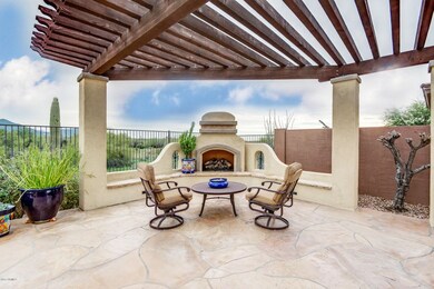 ramada at gas fireplace