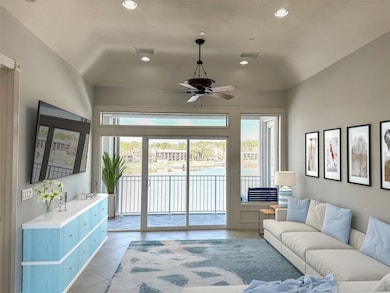 Large family room looking out into the lake. virtu