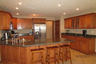 2402 sq ft brick ranch tucked away in a rural subd