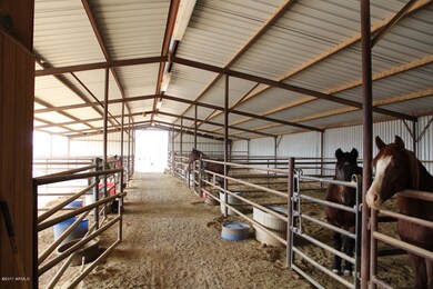 partial view of inside of barn