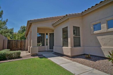 Front door and walk