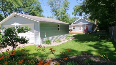 The garage is accessible from the alley