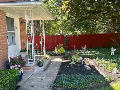 View of yard with a porch