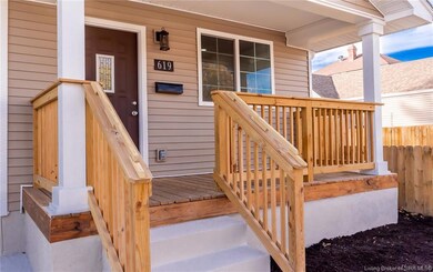 Front Home with Covered Front porch view