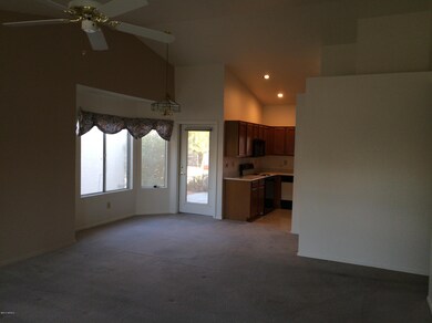 View of Dining Area & Kitchen