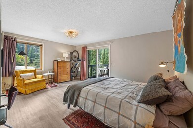 Large spacious bedroom with private deck.