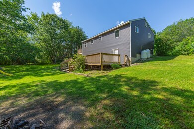 Deck from yard