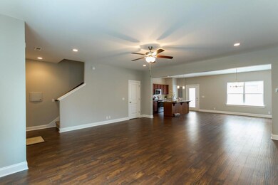 Open Living, Dining & Kitchen