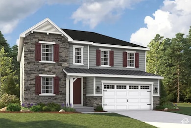 Exterior style of home. Colors will vary.