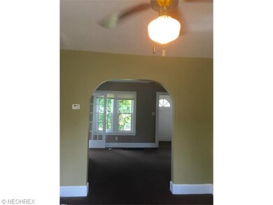 Dining-room opens into the large front living-room