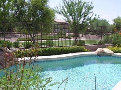 POOL LOOKS TO THE GREENBELT
