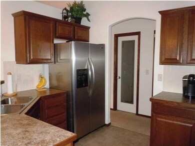 Kitchen with walk in pantry