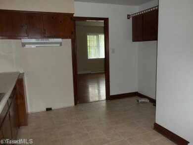 Kitchen. Kitchen has almost new flooring, and there are new appliances coming, new range and new freidge....you see that there are washer and dryer hook ups in the corner...
