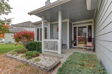 Front Porch view and landscape