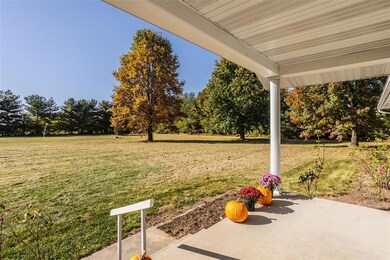 Awesome view from the front porch.  Bring your rocker or swing!