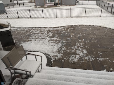Exterior paver patio