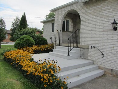 Newer front steps to entrance