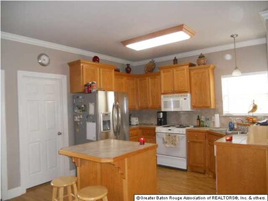 Large kitchen with island