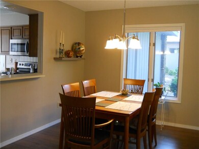 dining area with window