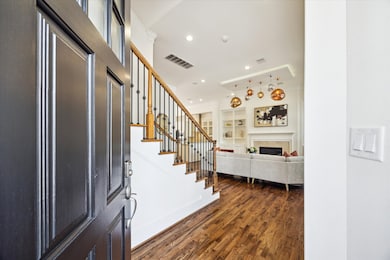 Upon entry, you are welcomed with beautifully refi
