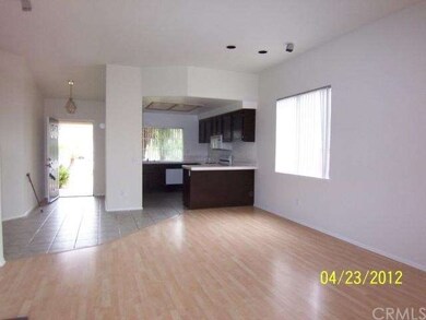 Living room looking towards kitchen