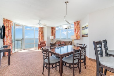 Dining room featuring plenty of natural light, car