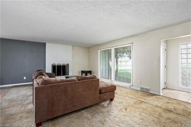 Large front Living Room with Fireplace.