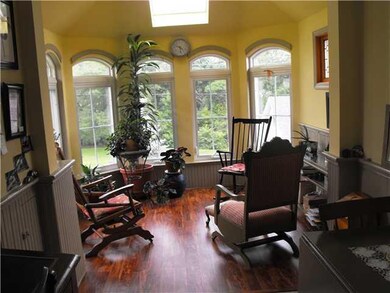 Kitchen sunroom/sitting room adjacent to kitchen-n